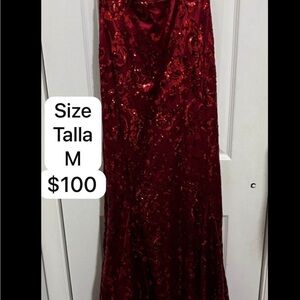 Windsor Burgundy Sequin Maxi Dress